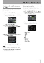 Предварительный просмотр 73 страницы Tascam DP-32 Digital Portastudio Owner'S Manual