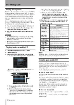 Предварительный просмотр 82 страницы Tascam DP-32 Digital Portastudio Owner'S Manual