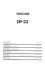 Предварительный просмотр 104 страницы Tascam DP-32 Digital Portastudio Owner'S Manual