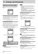 Preview for 40 page of Tascam DR-100MKIII Reference Manual