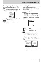 Preview for 43 page of Tascam DR-100MKIII Reference Manual