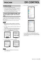 Preview for 3 page of Tascam DR-22WL Manual