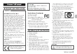 Предварительный просмотр 3 страницы Tascam DR-40X Owner'S Manual