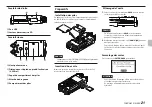 Предварительный просмотр 21 страницы Tascam DR-40X Owner'S Manual