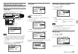 Предварительный просмотр 27 страницы Tascam DR-40X Owner'S Manual