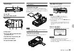 Предварительный просмотр 35 страницы Tascam DR-40X Owner'S Manual