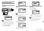 Предварительный просмотр 73 страницы Tascam DR-40X Owner'S Manual