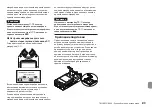 Предварительный просмотр 85 страницы Tascam DR-40X Owner'S Manual