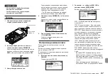 Предварительный просмотр 87 страницы Tascam DR-40X Owner'S Manual