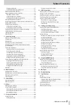 Preview for 3 page of Tascam DR-40X Reference Manual