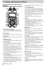 Preview for 6 page of Tascam DR-40X Reference Manual