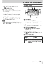 Preview for 11 page of Tascam DR-40X Reference Manual