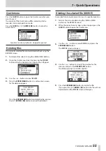 Preview for 55 page of Tascam DR-40X Reference Manual