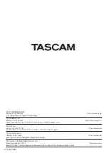 Preview for 80 page of Tascam DR-40X Reference Manual