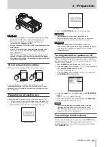 Предварительный просмотр 15 страницы Tascam dr-44wl Reference Manual