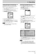 Предварительный просмотр 21 страницы Tascam dr-44wl Reference Manual