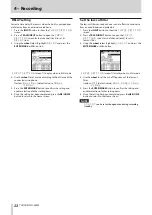 Preview for 22 page of Tascam dr-44wl Reference Manual