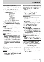 Предварительный просмотр 23 страницы Tascam dr-44wl Reference Manual