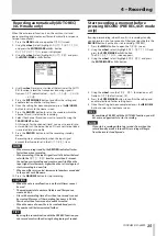 Предварительный просмотр 25 страницы Tascam dr-44wl Reference Manual