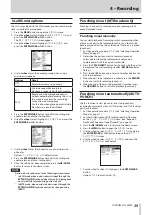 Предварительный просмотр 29 страницы Tascam dr-44wl Reference Manual