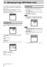 Предварительный просмотр 34 страницы Tascam dr-44wl Reference Manual