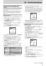 Предварительный просмотр 47 страницы Tascam dr-44wl Reference Manual