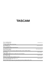 Предварительный просмотр 62 страницы Tascam dr-44wl Reference Manual