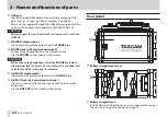 Предварительный просмотр 22 страницы Tascam DR-60D Owner'S Manual