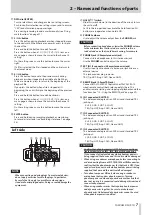 Preview for 7 page of Tascam DR-701D Reference Manual