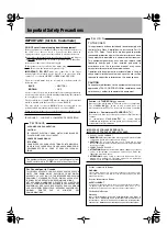 Preview for 2 page of Tascam DV-D6500 Owner'S Manual