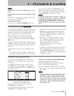 Preview for 35 page of Tascam DV-RA1000HD Owner'S Manual