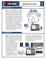 Предварительный просмотр 3 страницы Tascam FW-1082 Application Manual