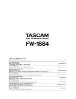 Preview for 15 page of Tascam FW-1884 Notes