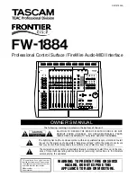 Preview for 1 page of Tascam FW-1884 Owner'S Manual