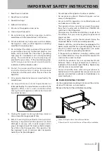 Предварительный просмотр 3 страницы Tascam HS-8 Owner'S Manual