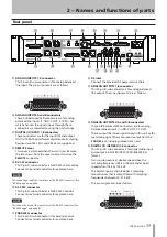 Предварительный просмотр 11 страницы Tascam HS-8 Owner'S Manual