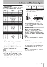 Предварительный просмотр 13 страницы Tascam HS-8 Owner'S Manual