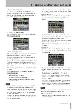 Предварительный просмотр 17 страницы Tascam HS-8 Owner'S Manual