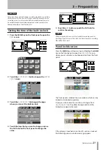 Предварительный просмотр 21 страницы Tascam HS-8 Owner'S Manual