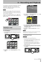 Предварительный просмотр 23 страницы Tascam HS-8 Owner'S Manual