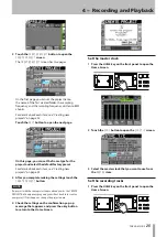 Предварительный просмотр 25 страницы Tascam HS-8 Owner'S Manual