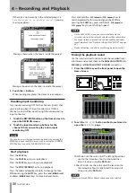 Предварительный просмотр 30 страницы Tascam HS-8 Owner'S Manual