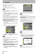 Предварительный просмотр 36 страницы Tascam HS-8 Owner'S Manual