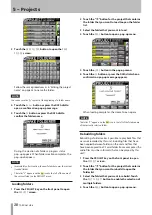 Предварительный просмотр 38 страницы Tascam HS-8 Owner'S Manual