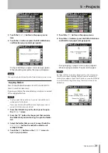 Предварительный просмотр 39 страницы Tascam HS-8 Owner'S Manual