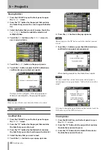 Предварительный просмотр 40 страницы Tascam HS-8 Owner'S Manual