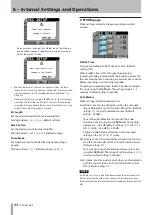 Предварительный просмотр 44 страницы Tascam HS-8 Owner'S Manual