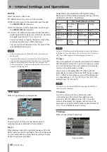 Предварительный просмотр 46 страницы Tascam HS-8 Owner'S Manual