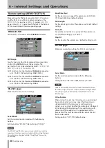 Предварительный просмотр 48 страницы Tascam HS-8 Owner'S Manual