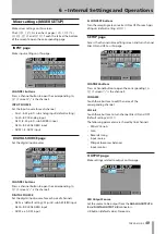 Предварительный просмотр 49 страницы Tascam HS-8 Owner'S Manual